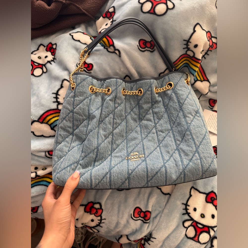 Coach denim Evelyn bag - Picture 3 of 5